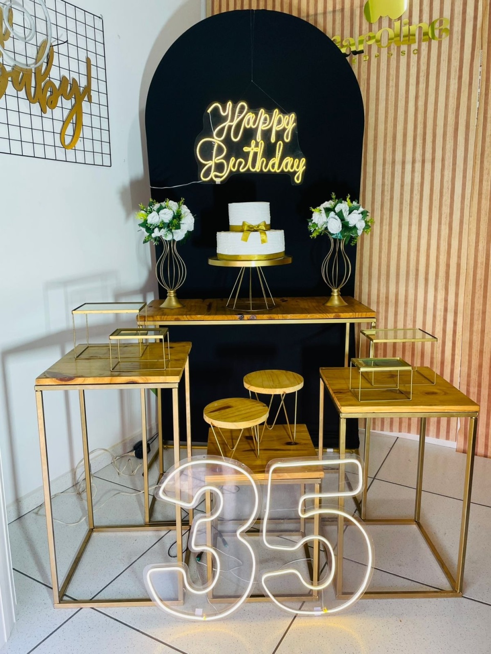 Kit Personalizado - Preto - karoline pedroso festas