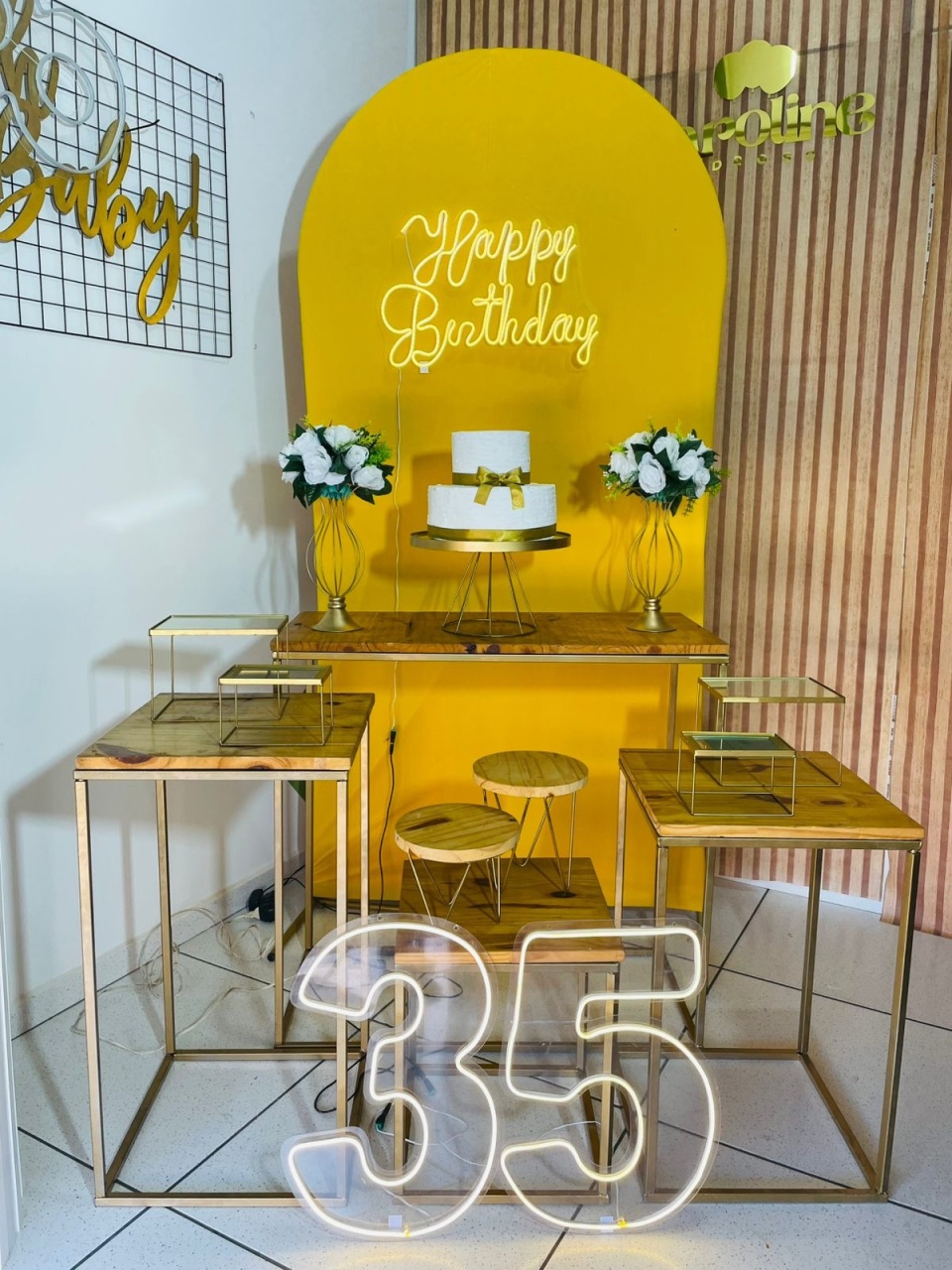 Kit Personalizado - Amarelo  - karoline pedroso festas