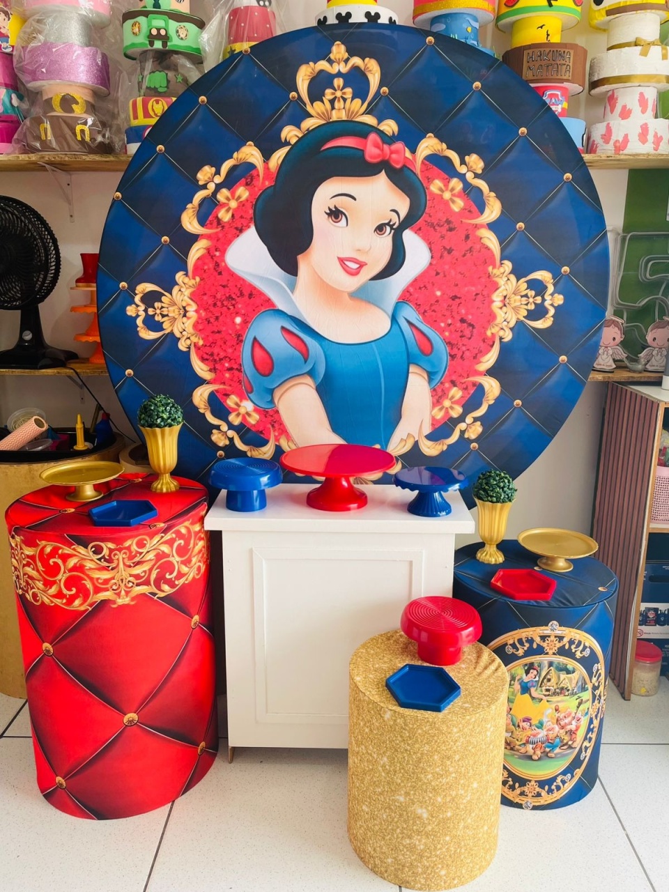 Kit Personalizado - Branca de Neve  - karoline pedroso festas