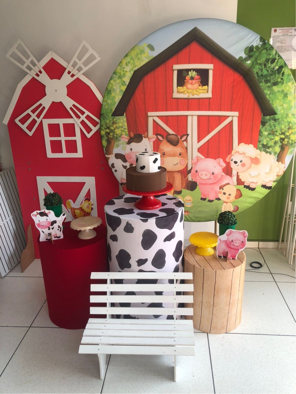 Kit Personalizado Fazendinha  - karoline pedroso festas