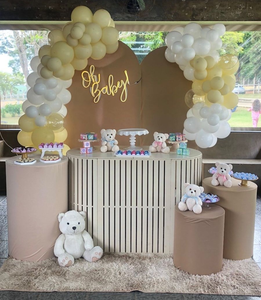 Decoração Chá Revelação 4 - karoline pedroso festas