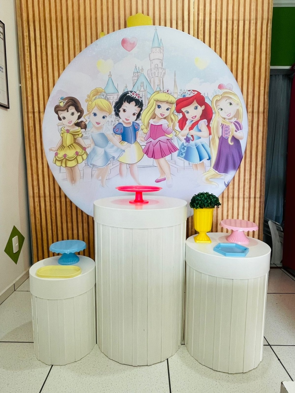 Kit Luxo - Princesas Baby   - karoline pedroso festas