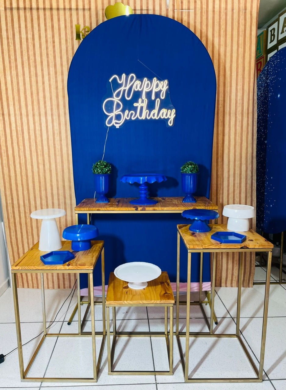 Kit Personalizado - Azul - karoline pedroso festas