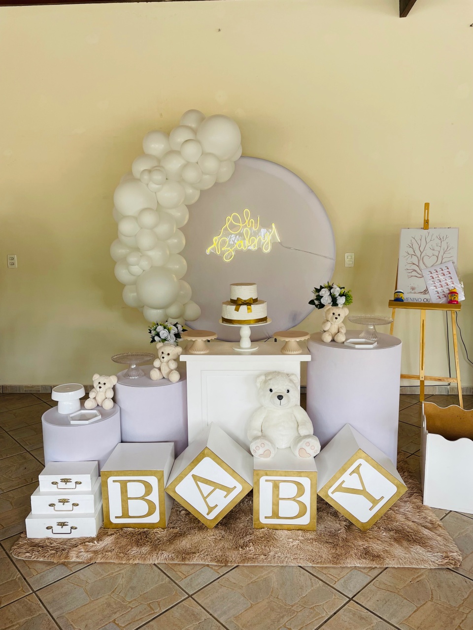 Decoração Chá Revelação 10 - karoline pedroso festas
