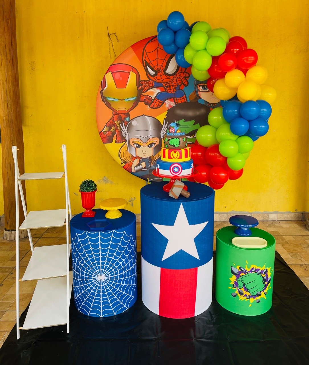 Decoração Heróis Baby 3 - karoline pedroso festas