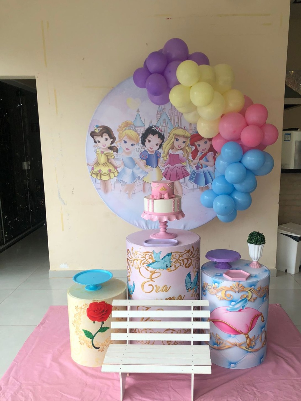 Decoração Princesas Baby - karoline pedroso festas