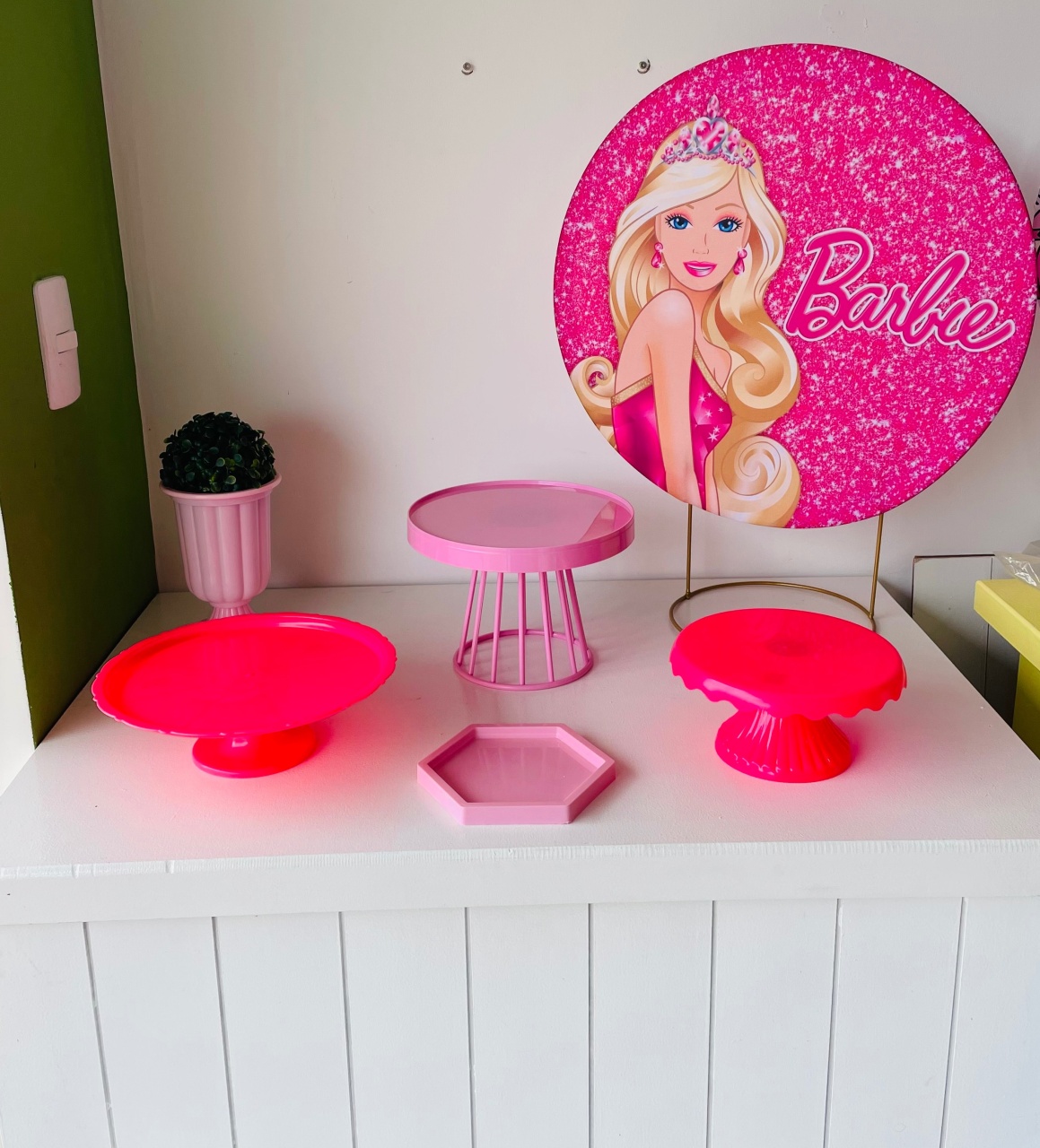 Kit Mini Festa Na Mesa - Barbie - karoline pedroso festas