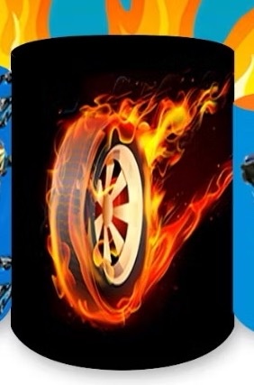 Capa Cilindro G - Hotwheels - karoline pedroso festas