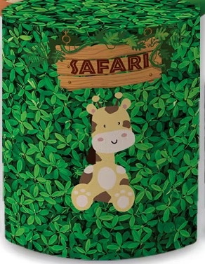 Capa Cilindro G - Girafa Mickey Safari - karoline pedroso festas