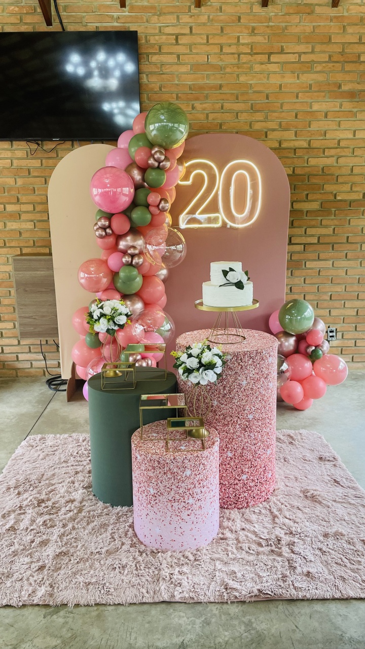 Decoração Rose 2 - karoline pedroso festas