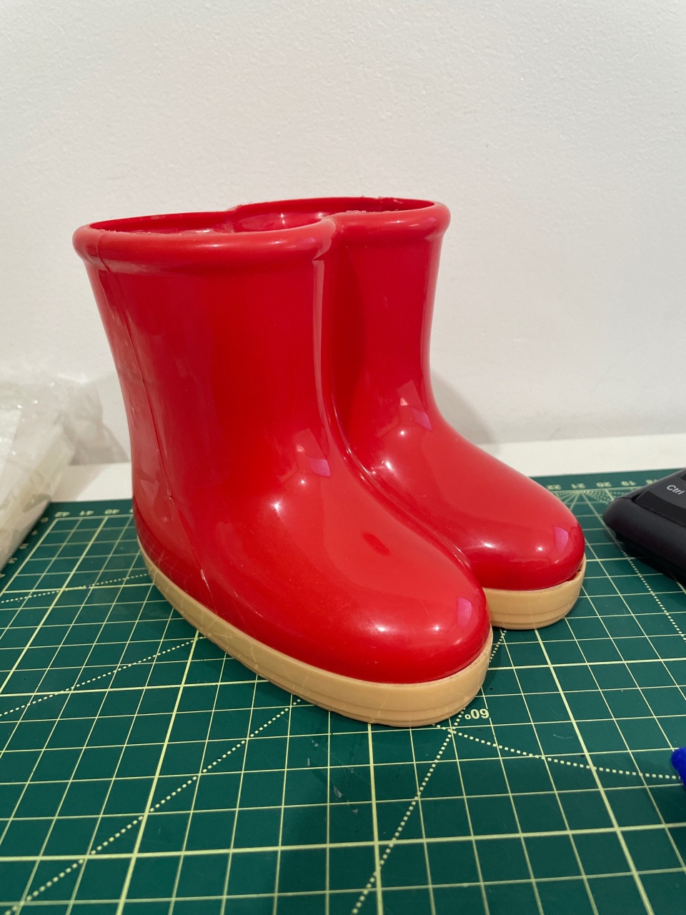 Vaso Vermelho Botinha - karoline pedroso festas