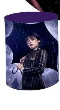 Capa Cilindro M - Wandinha   - karoline pedroso festas