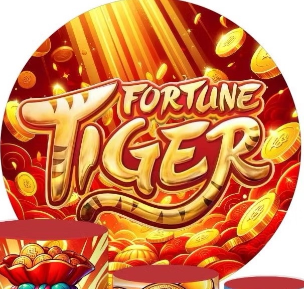 Capa Painel Redondo - Fortune Tiger / Tigrinho - karoline pedroso festas