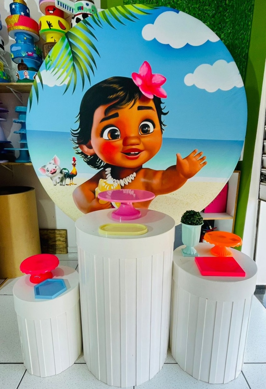 Kit Luxo - Moana Baby - karoline pedroso festas