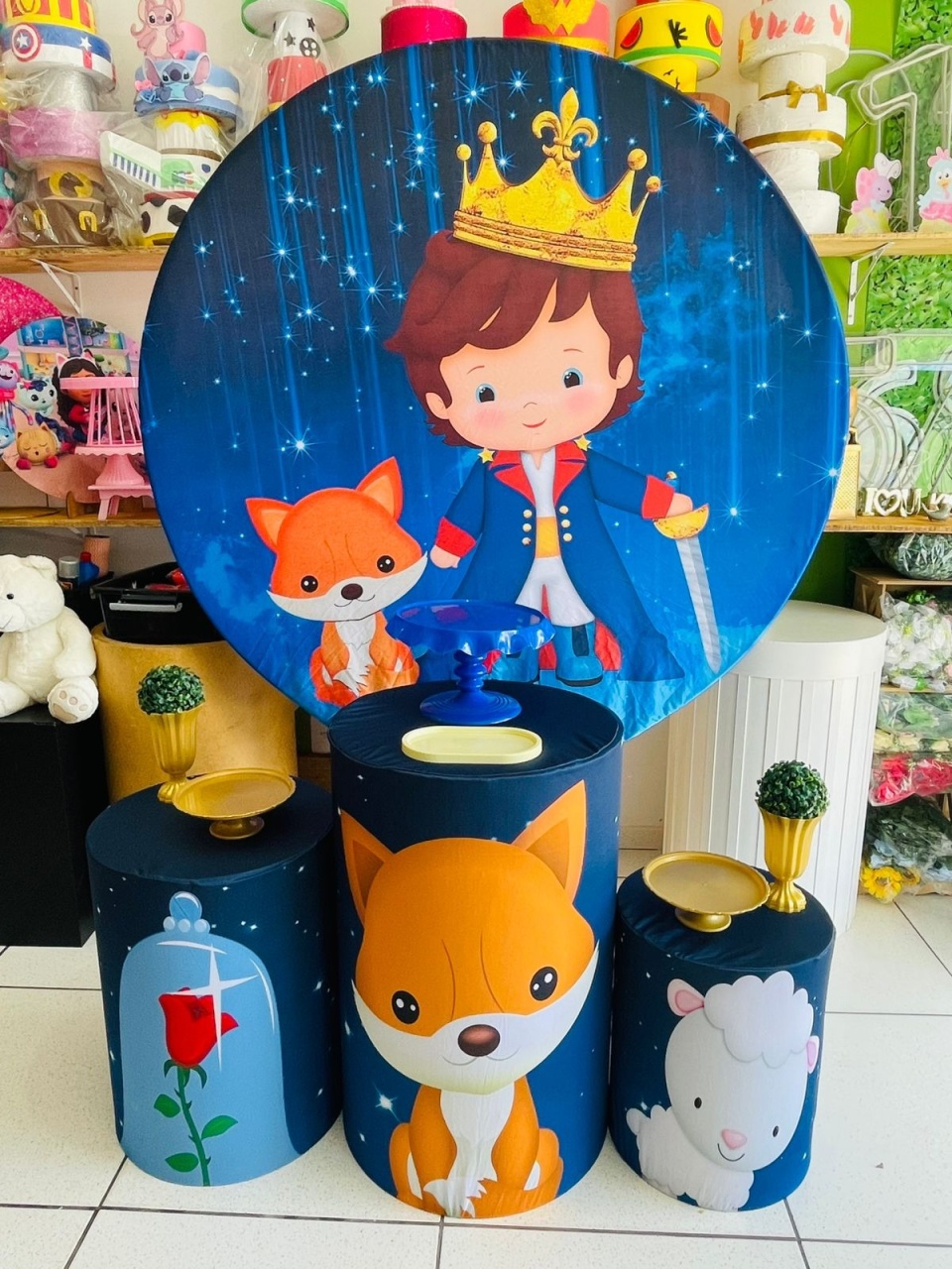 Kit Prata - Pequeno Príncipe - karoline pedroso festas