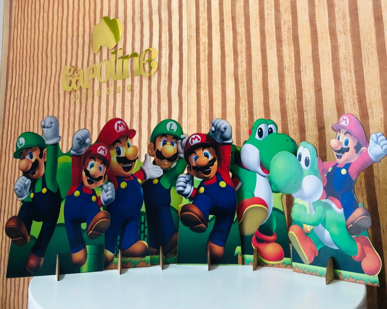 Display de Mesa - Super Mário  - karoline pedroso festas
