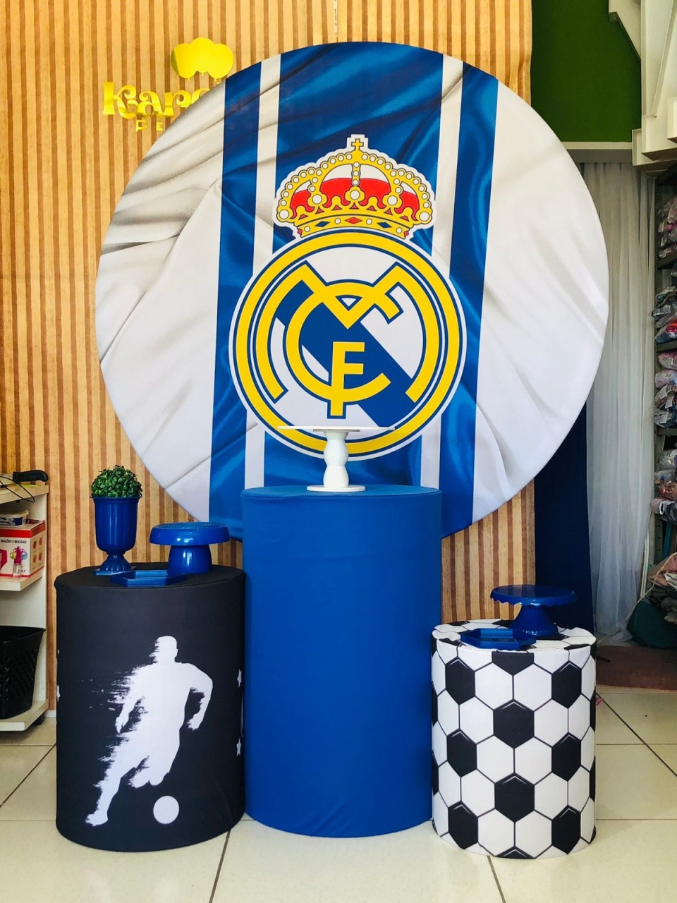 Kit Prata - Real Madrid - karoline pedroso festas