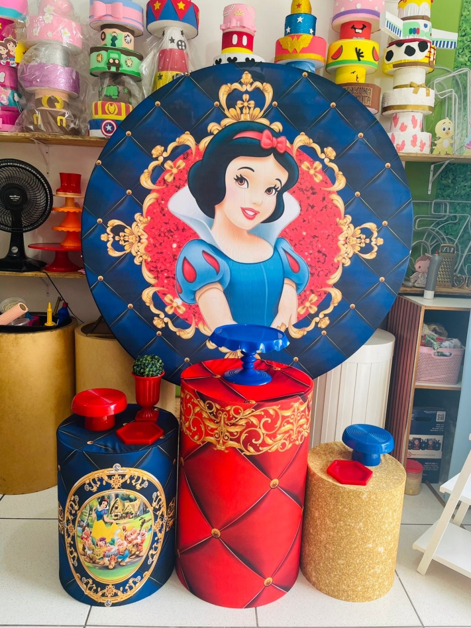 Kit Prata - Branca de Neve  - karoline pedroso festas