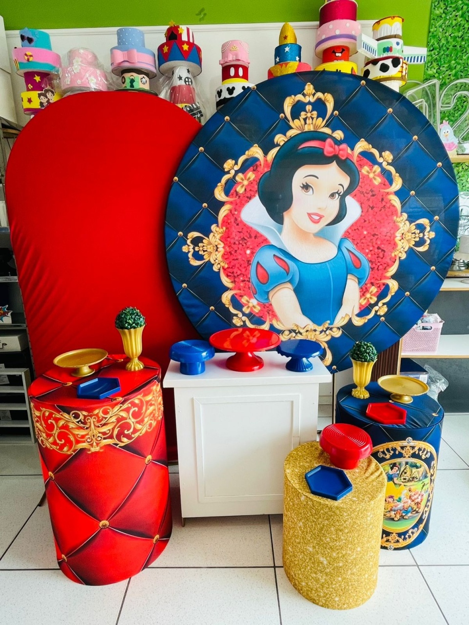 Kit Ouro - Branca de Neve   - karoline pedroso festas