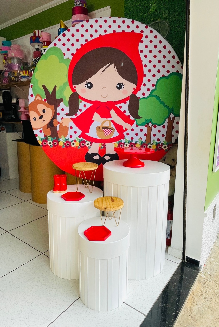 Kit Luxo - Chapeuzinho Vermelho - karoline pedroso festas