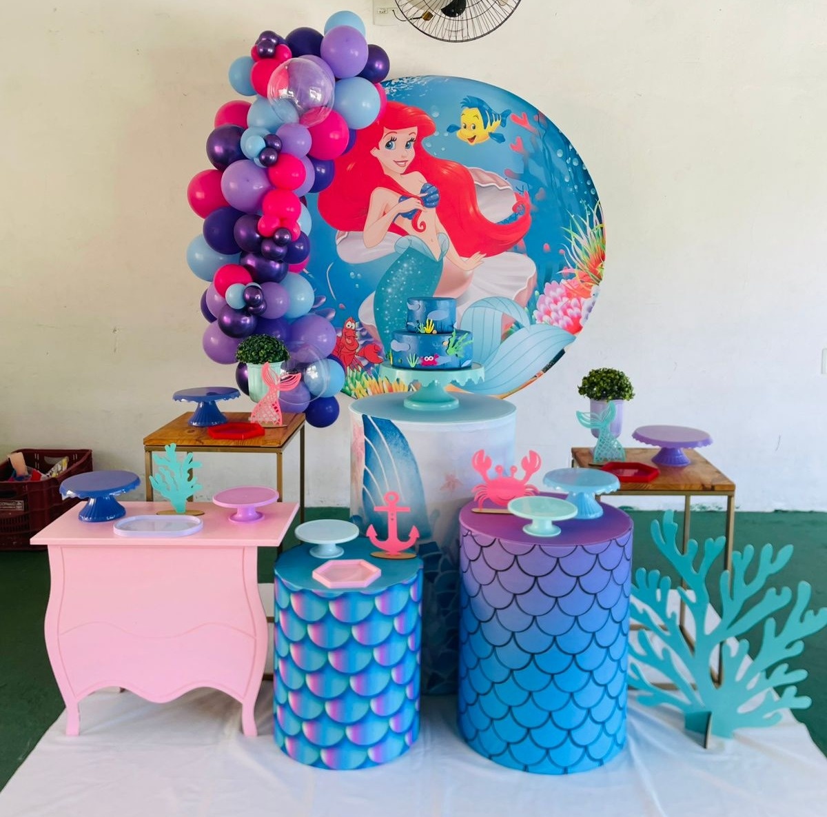 Decoração - Ariel 2 - karoline pedroso festas