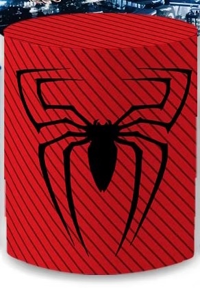 Capa Cilindro G - Homem Aranha - karoline pedroso festas