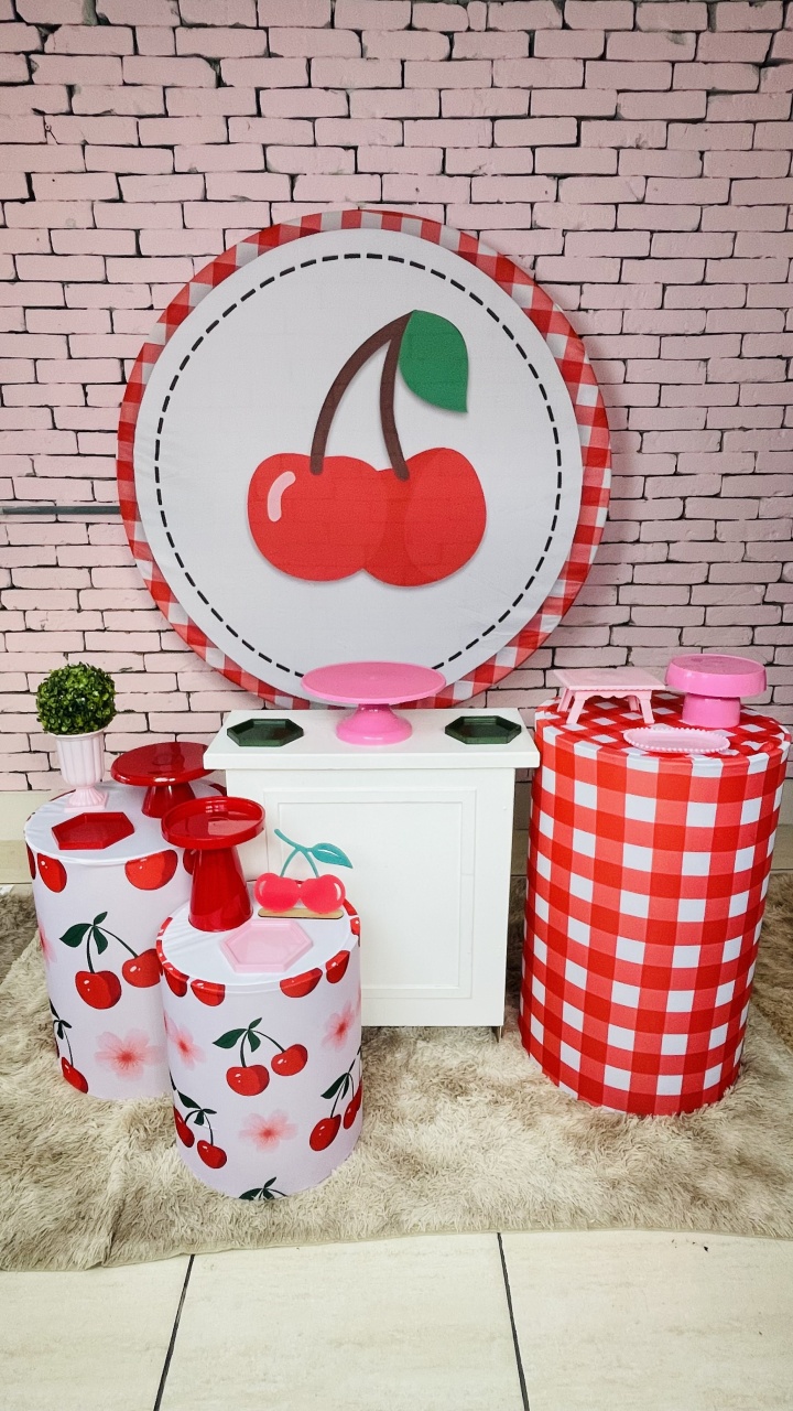 Kit Personalizado - Cerejinha - karoline pedroso festas