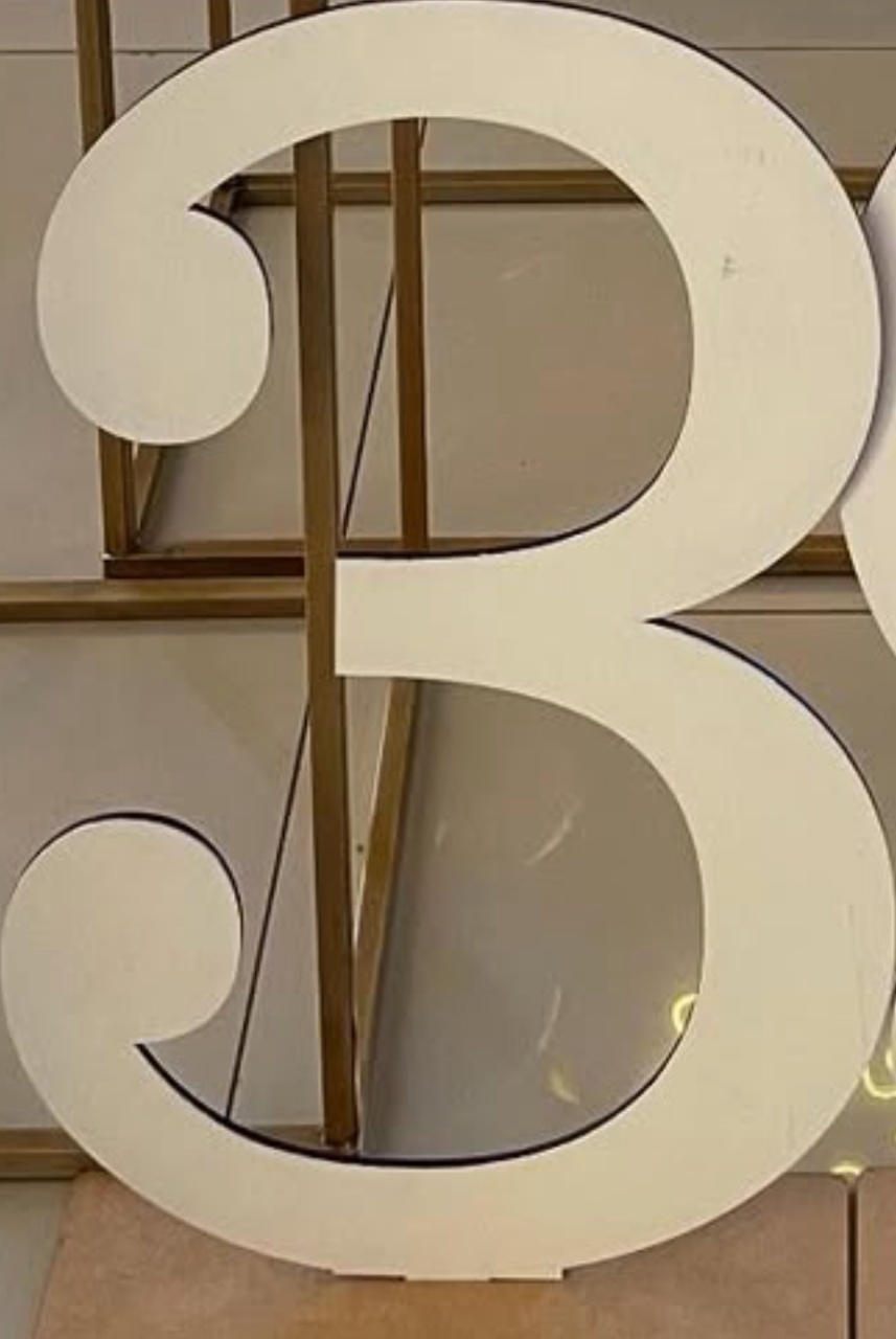 Número Mdf 3 - karoline pedroso festas