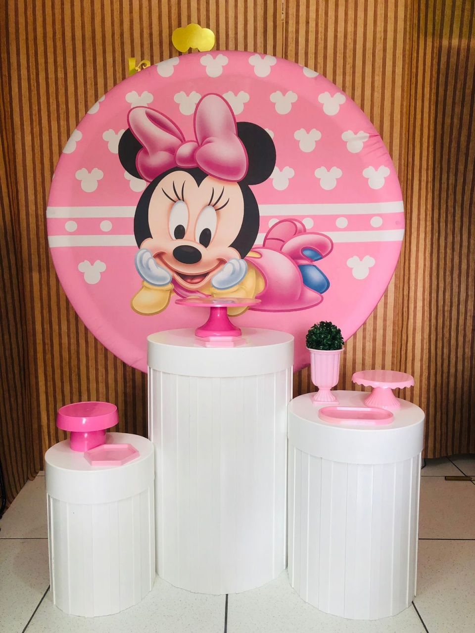 Kit Luxo Minnie Baby  - karoline pedroso festas
