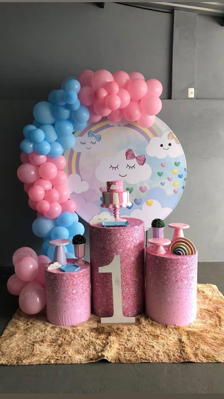 Decoração Chuva de Amor 2 - karoline pedroso festas