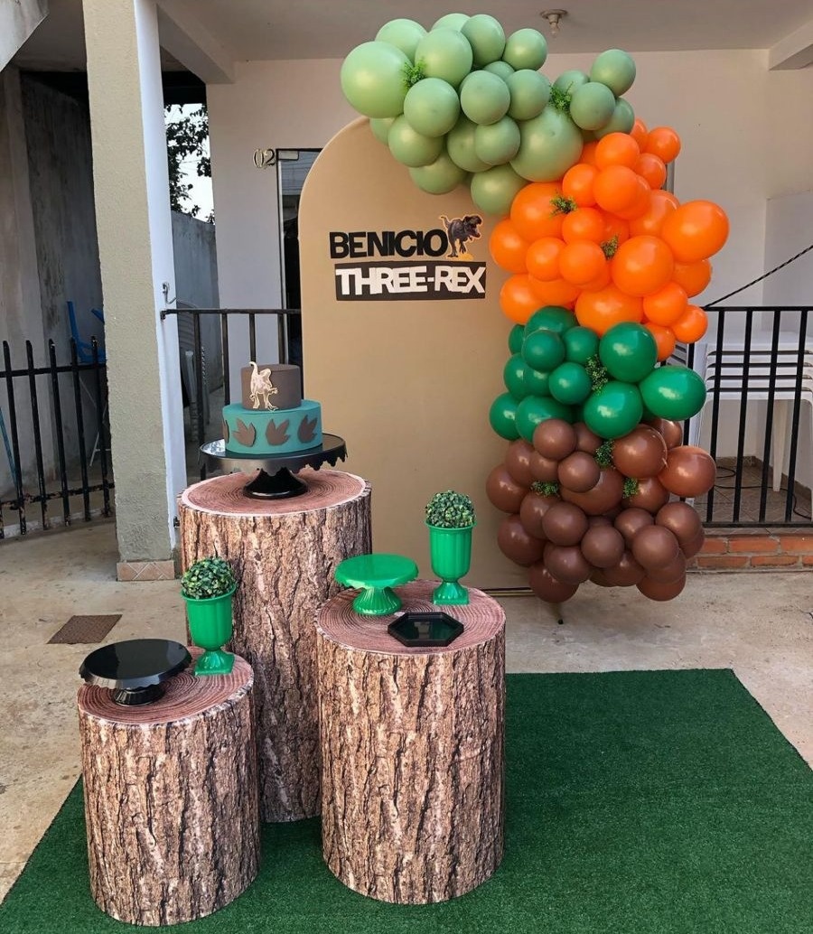 Decoração Dinossauro - karoline pedroso festas