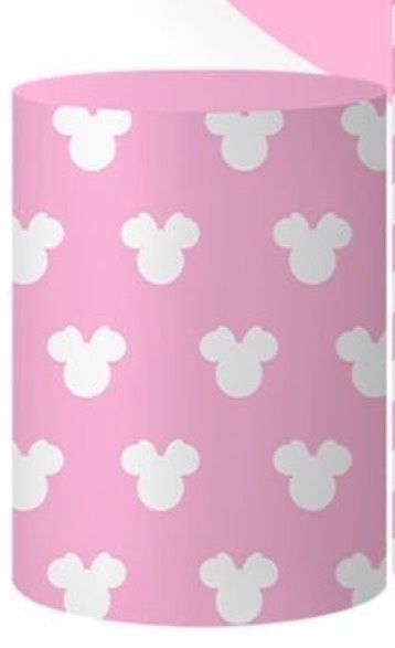 Capa Cilindro M - Minnie Rosa - karoline pedroso festas