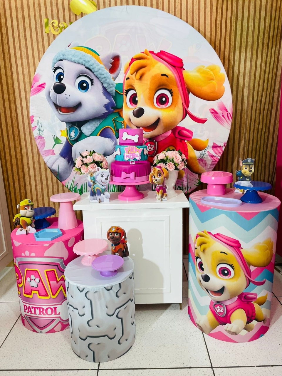 Kit Personalizado - Skye E Everest Patrulha Canina - karoline pedroso festas