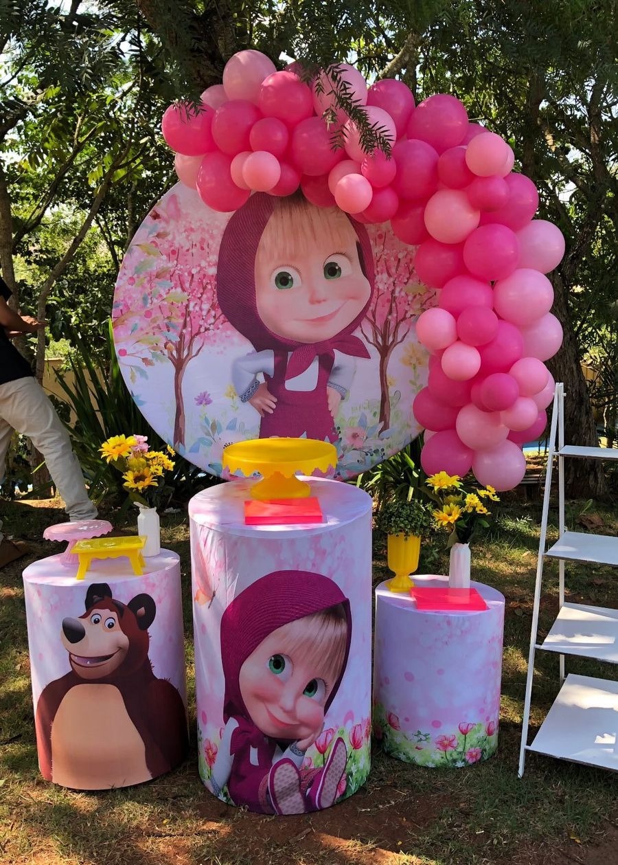 Decoração Masha E O Urso 2 - karoline pedroso festas