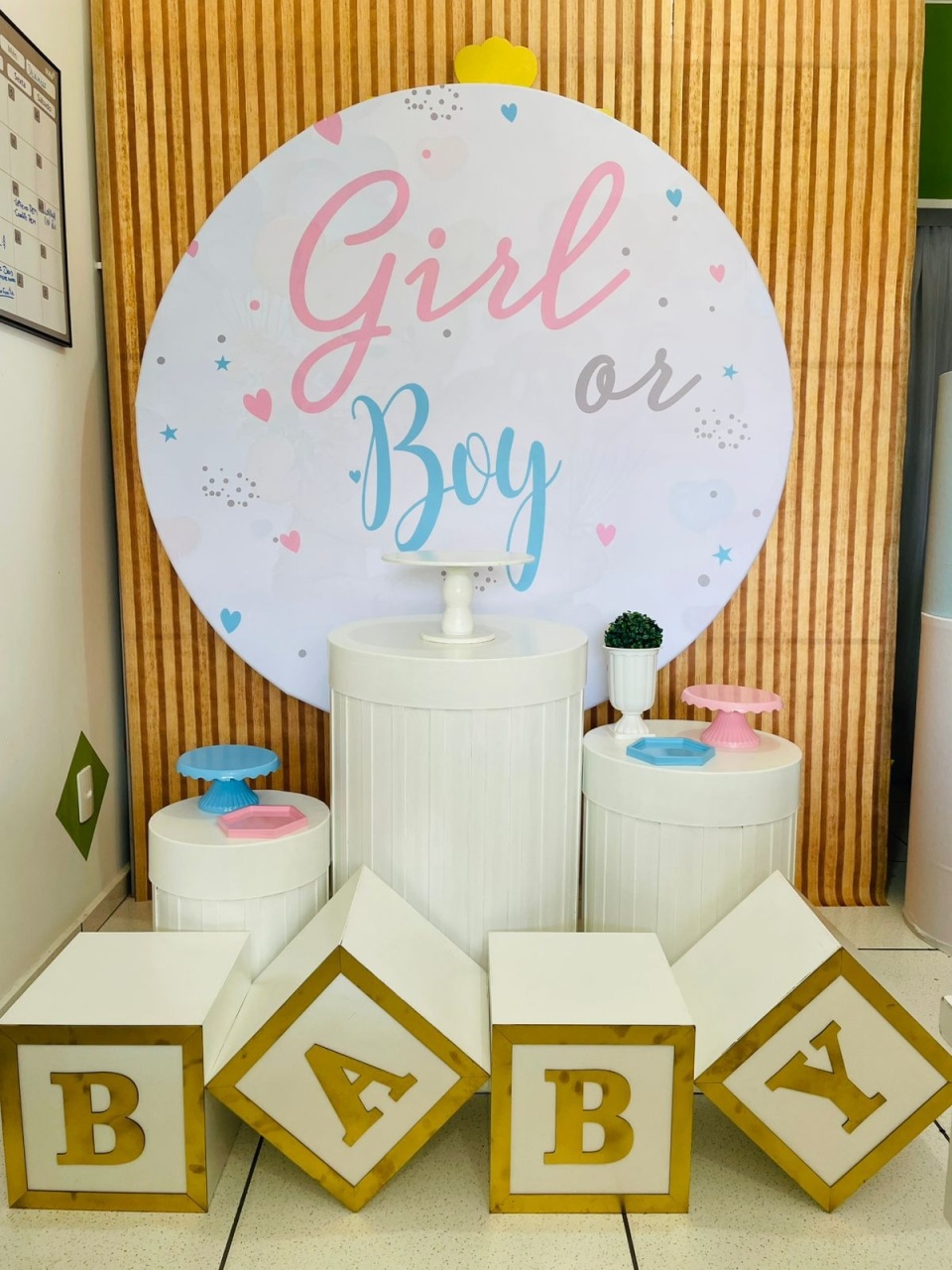 Kit Premium - Chá Revelação Boy Or Girl   - karoline pedroso festas
