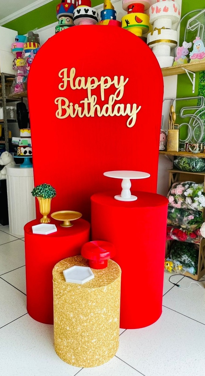 Kit Personalizado-  Vermelho   - karoline pedroso festas