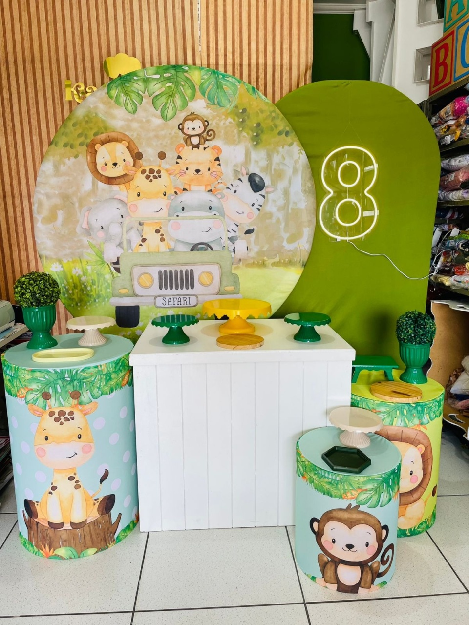 Kit Completo - Safari - karoline pedroso festas