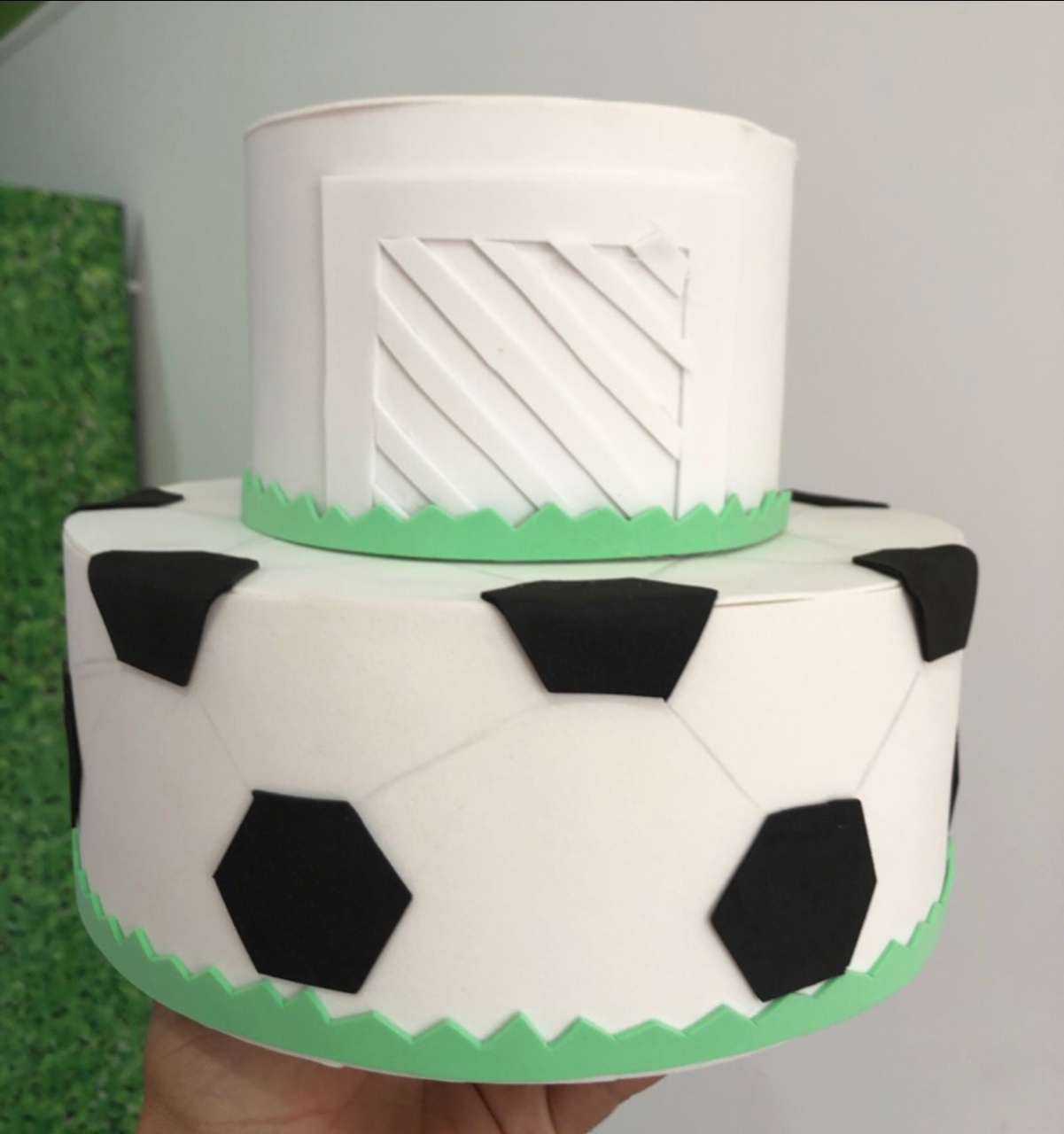 Bolo Fake Futebol  - karoline pedroso festas