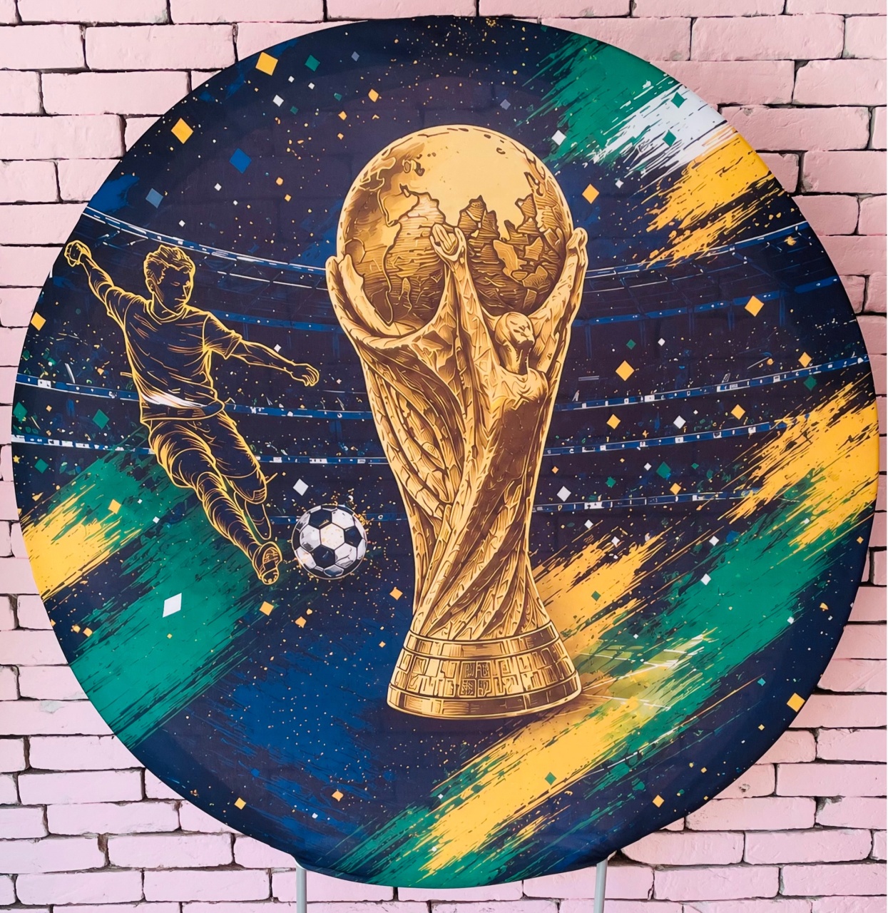 Capa Painel Redondo - Copa - karoline pedroso festas
