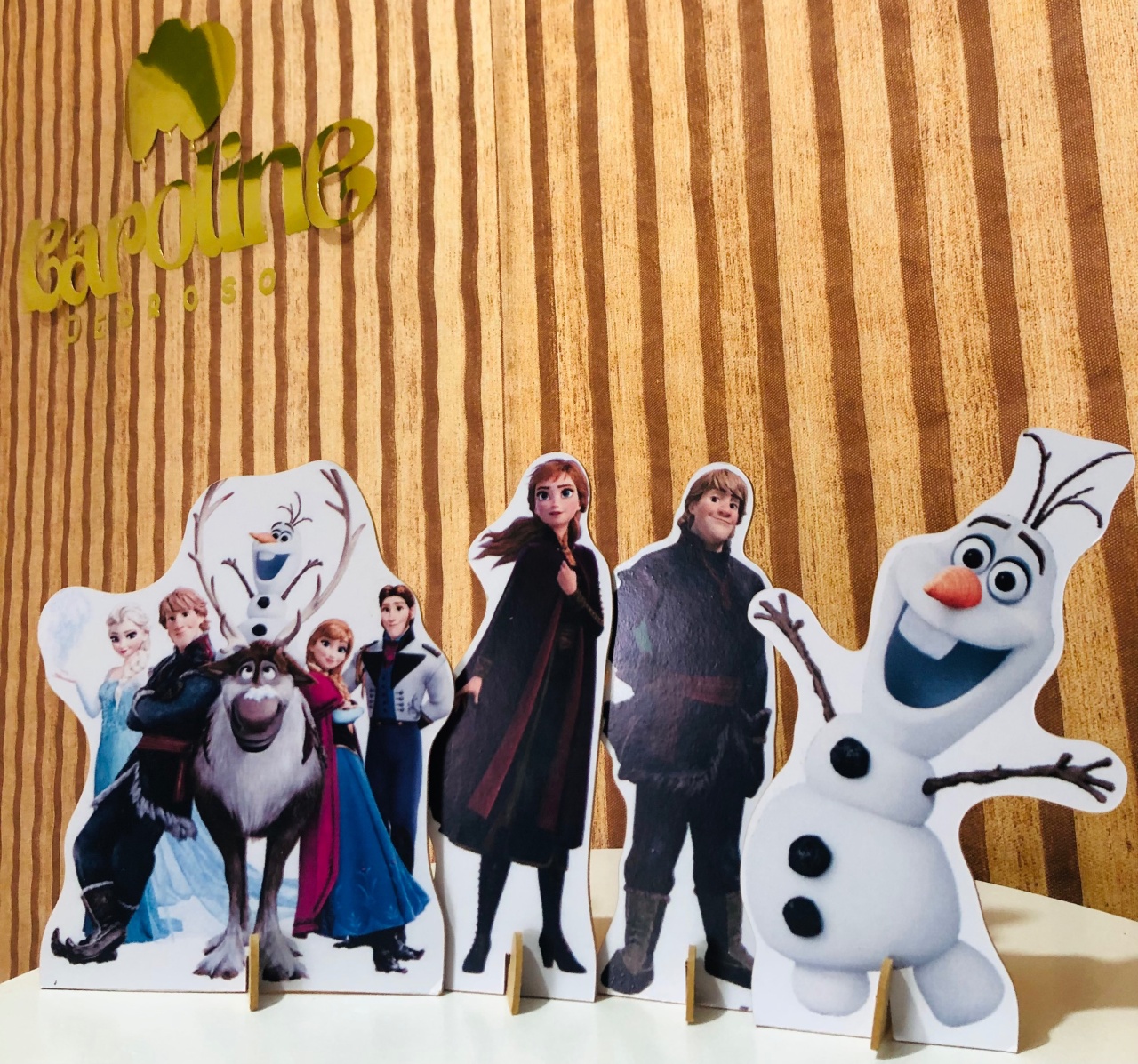 Display de Mesa - Frozen  - karoline pedroso festas