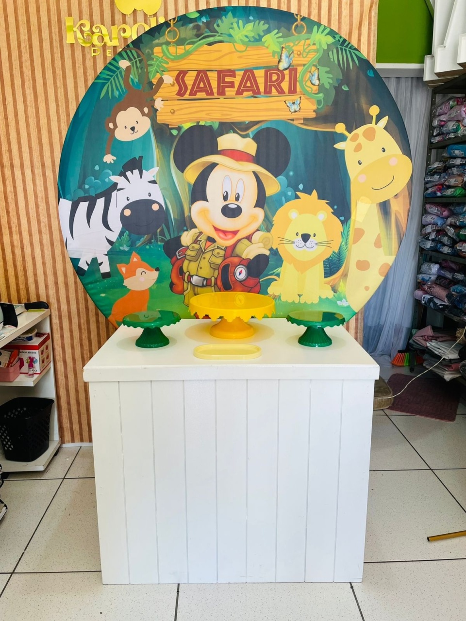 Kit Bronze - Mickey Safari  - karoline pedroso festas