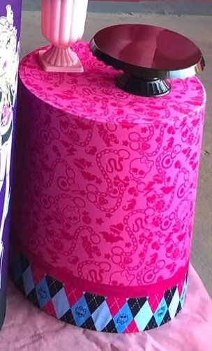 Capa Cilindro P - Monster High - karoline pedroso festas