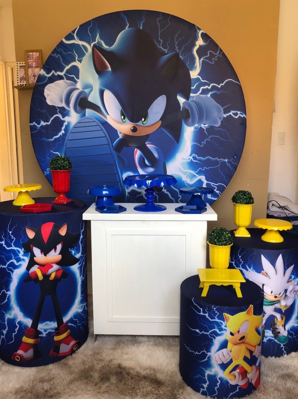 Kit Personalizado - Sonic - karoline pedroso festas