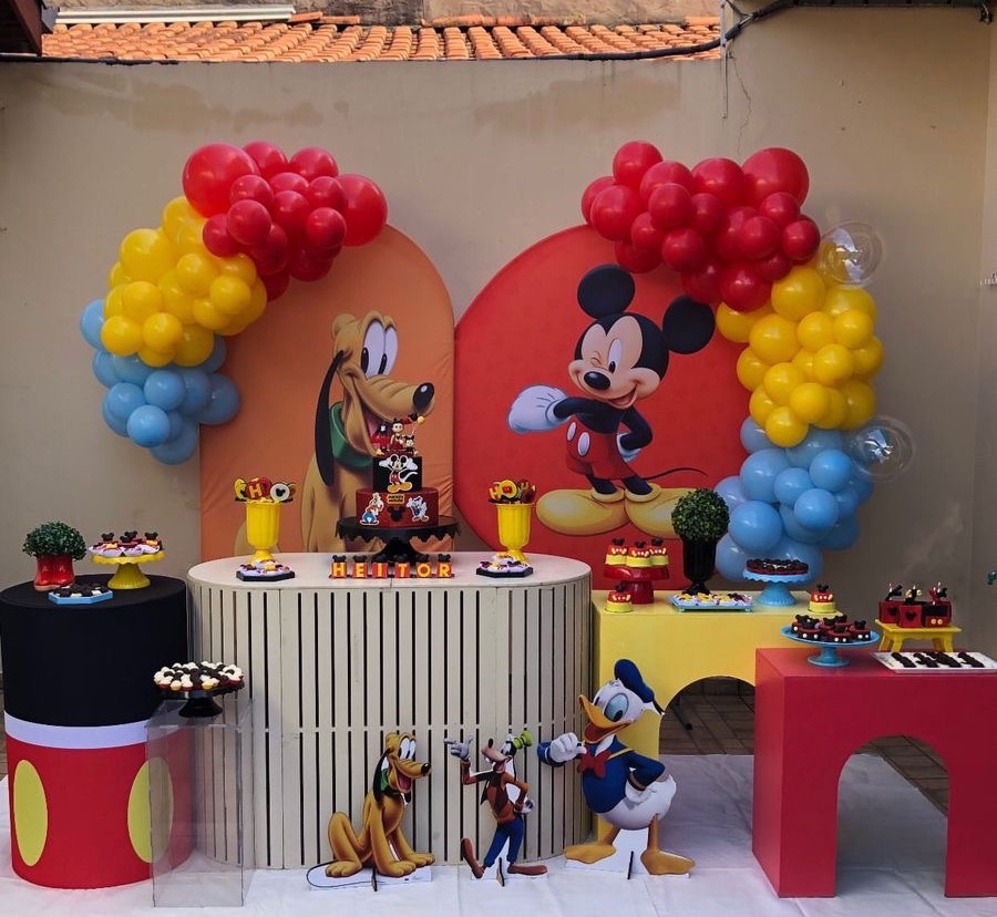 Decoração Turma Do Mickey - karoline pedroso festas