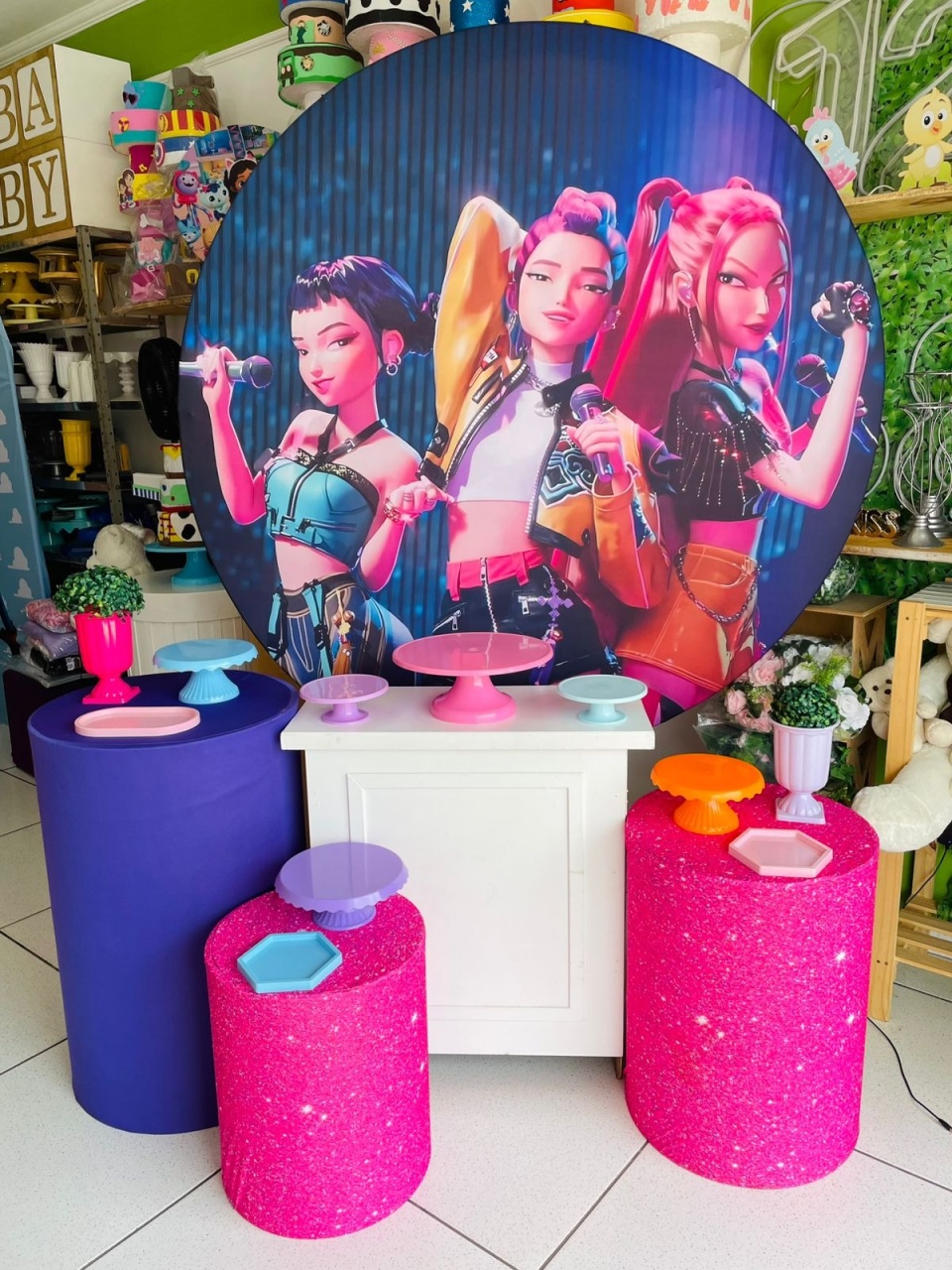 Kit Personalizado - Guerreiras Do Kpop - karoline pedroso festas