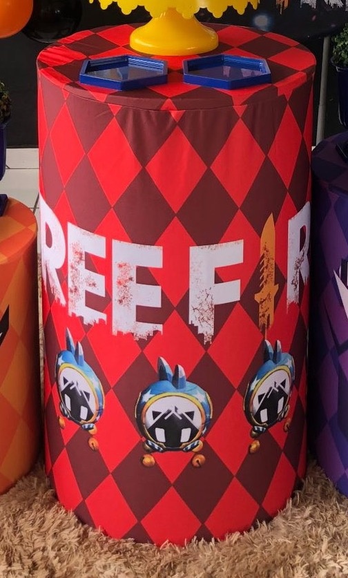 Capa Cilindro G - Free Fire - karoline pedroso festas