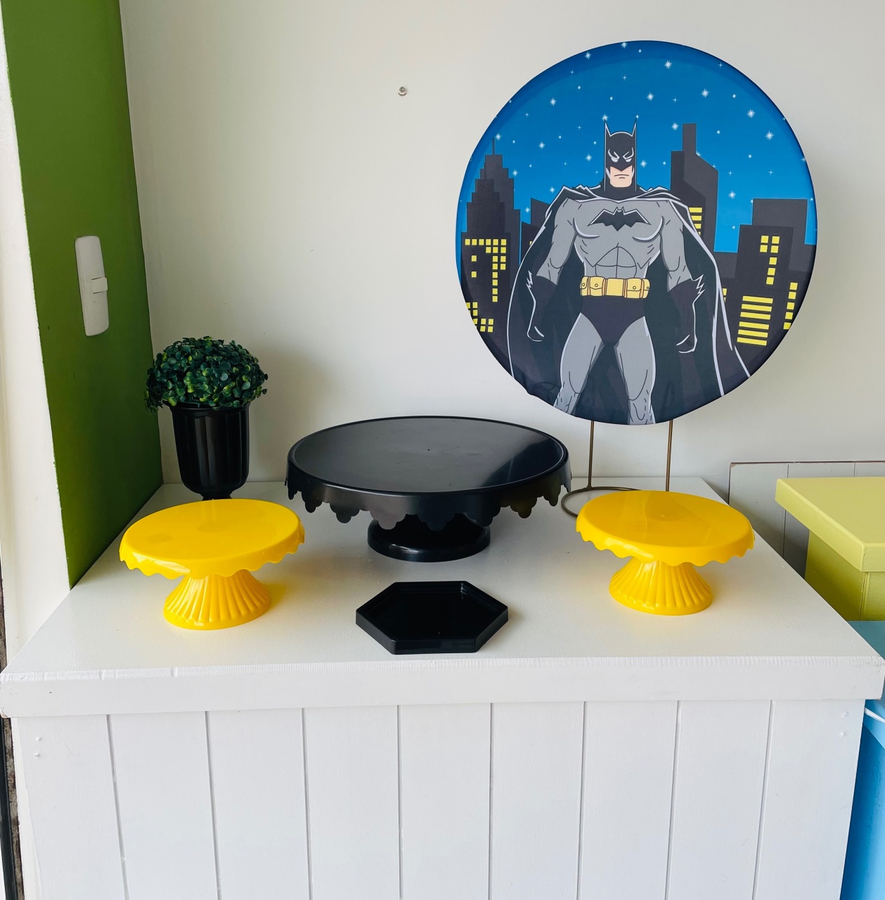 Kit Mini Festa Na Mesa - Batman - karoline pedroso festas