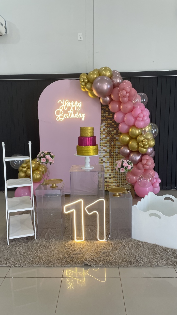 Decoração 11 Anos - karoline pedroso festas