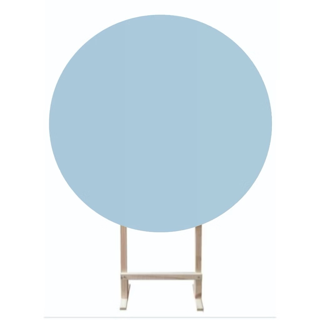 Capa Painel Redondo - Azul Claro - karoline pedroso festas