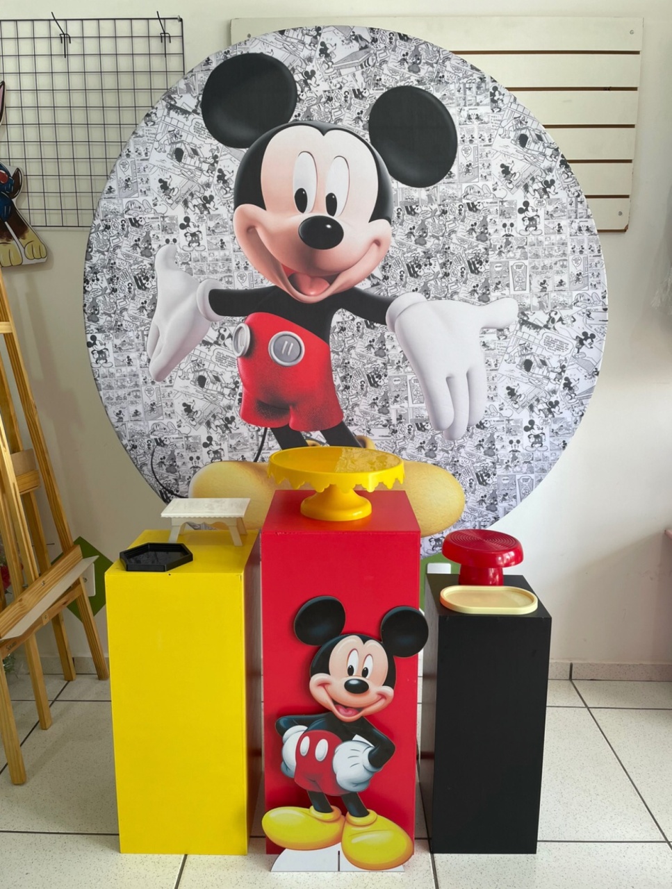 Kit Personalizado - Mickey   - karoline pedroso festas